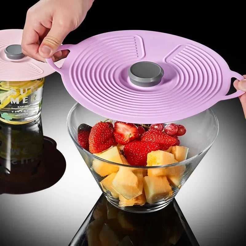Skorter | Airtight Suction Cup Silicone Bowl Lid