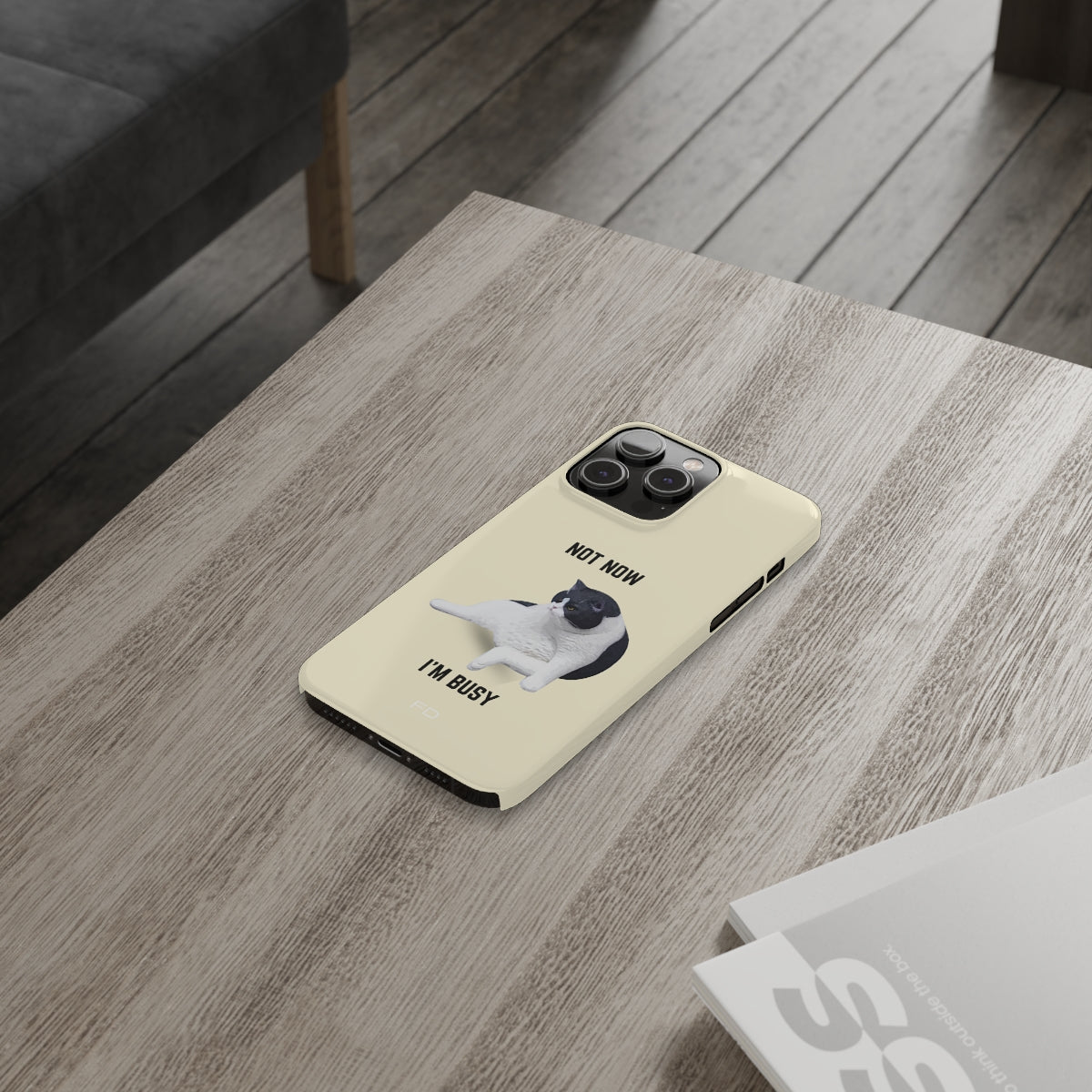 Skorter | Bored Cat Theme Slim Case for iPhone 14, 14 PRO and 14 PRO MAX