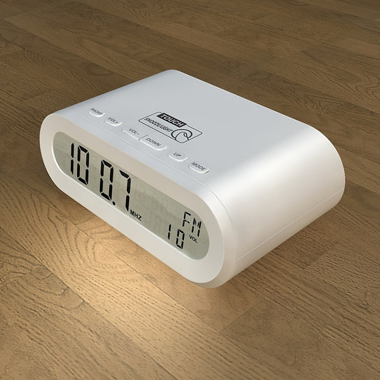 Skorter | TimeGlow - LED Digital Alarm Clock with FM Radio and Snooze Function