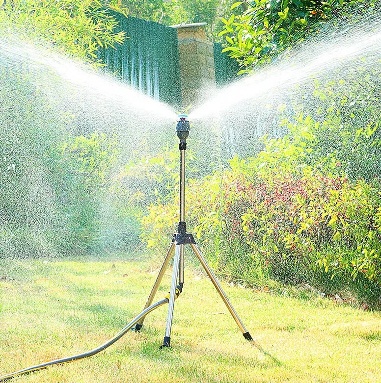 (🎁 New Year Hot Sale🎁)Rotating Tripod Sprinkler