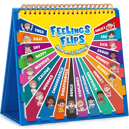 Skorter |  Children's Feelings and Emotions Book – A Fun Flipbook for Emotional Awareness!