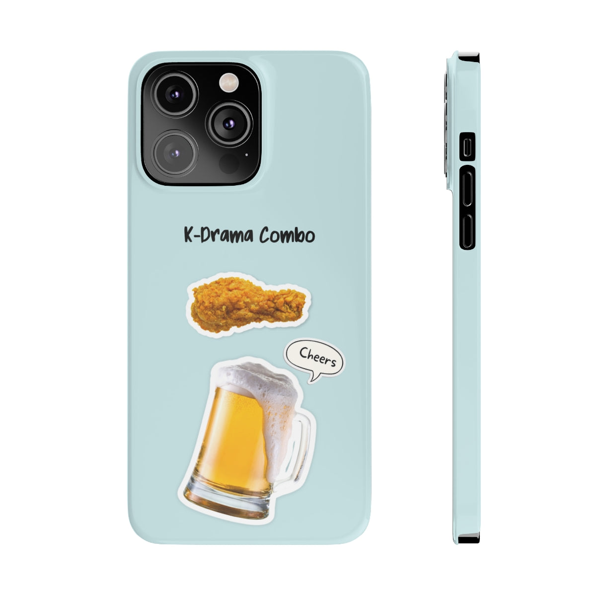 Skorter | Chicken and Beer Slim Case for iPhone 14, 14 PRO, 14 PRO MAX