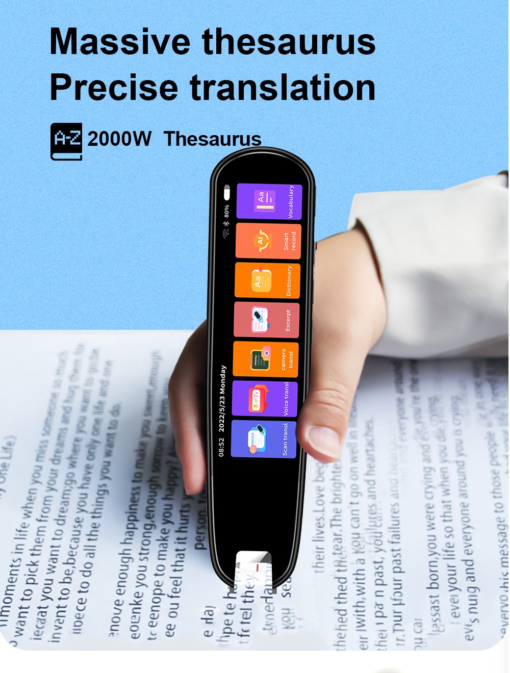 Skorter | 112 Language Translation Scanning Reading Pen