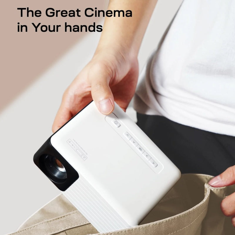 Skørter | Mini Projector 1080P Supported, 4000 Lumen LED 3.0 Outdoor Theater, 60000 HOURS BULB LIFETIME