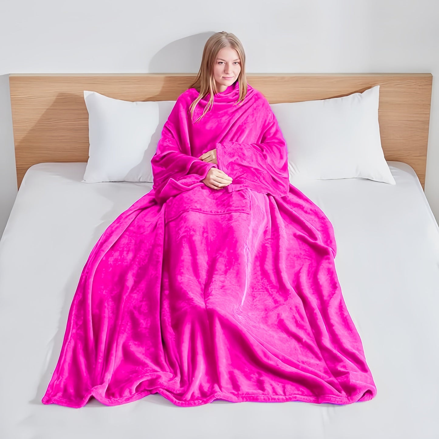 Skorter | Stay warm and cozy with this portable fleece blanket!