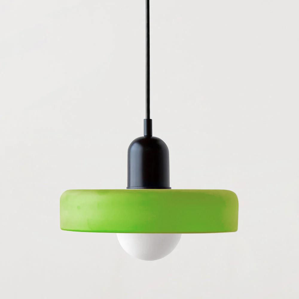 Skorter | Coloured Glass Pendant Light – Elegant Bauhaus-Style Hanging Lamp for Living Room & Dining Area