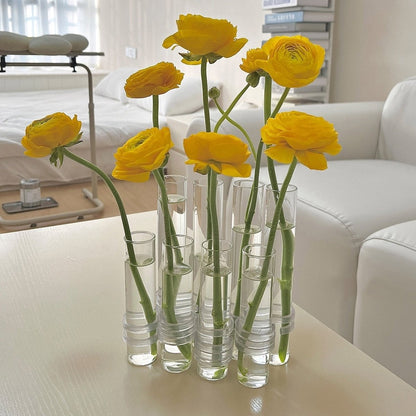 Skorter | Flexible Flower Vases with Hinges | Modern Glass Tube Vase