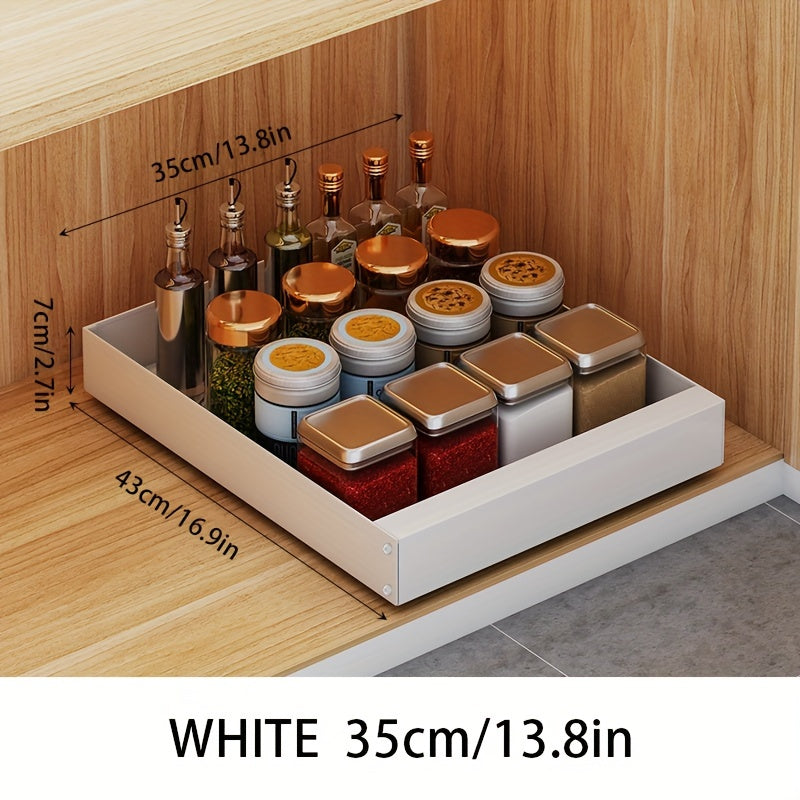 Skorter | Lina Pull-Out Kitchen Cabinet Organiser – Space-Saving Sliding Pantry Storage Rack