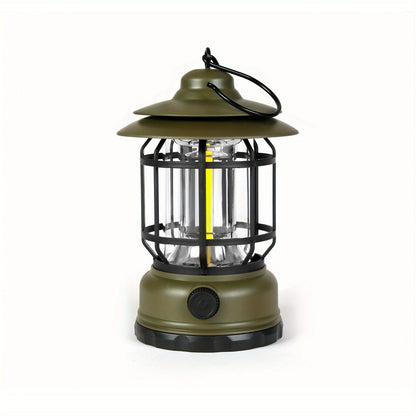 Skorter | RetroLight - Dimmable Outdoor Camping Lantern with USB, Rechargeable LED Lighting