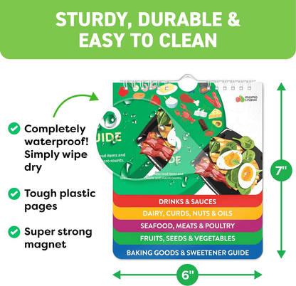 skorter | Air Fryer Cheat Sheet Magnet Cooking Instructions Booklet