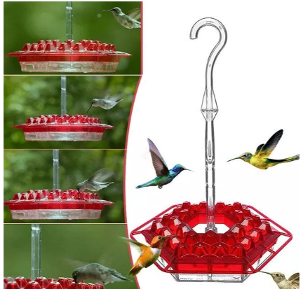 Skorter | Ant-proof Hummingbird Feeder for Outdoor Use with Hanging Perch