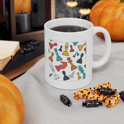 Skorter | Chess Pieces Ceramic Mug 11oz