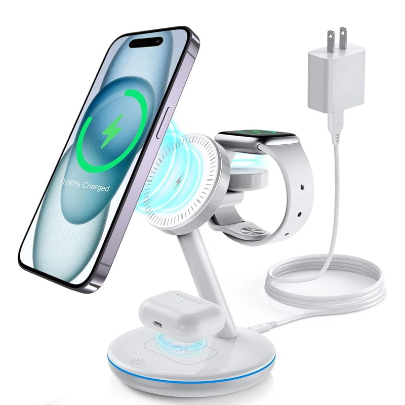 Skorter | Folding magnetic 3-in-1 wireless charger