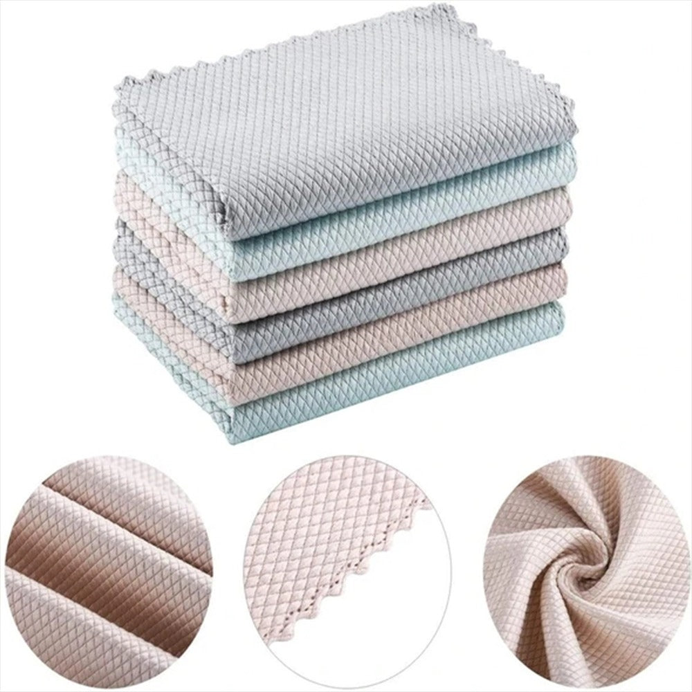 skorter | Fish scale microfiber polishing cleaning cloth