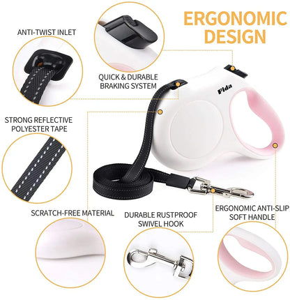 Skorter | Adjustable dog leash with bag dispenser and dog waste bags