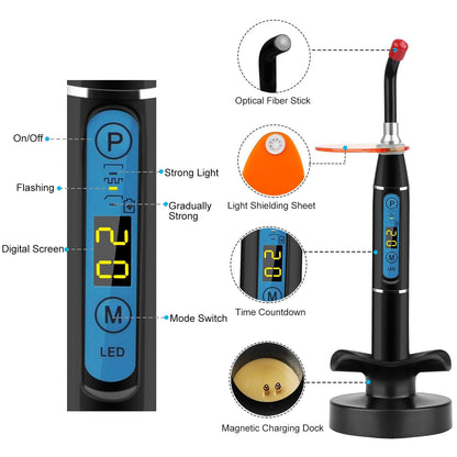 Skorter | 5W Wireless Dental LED Curing Light