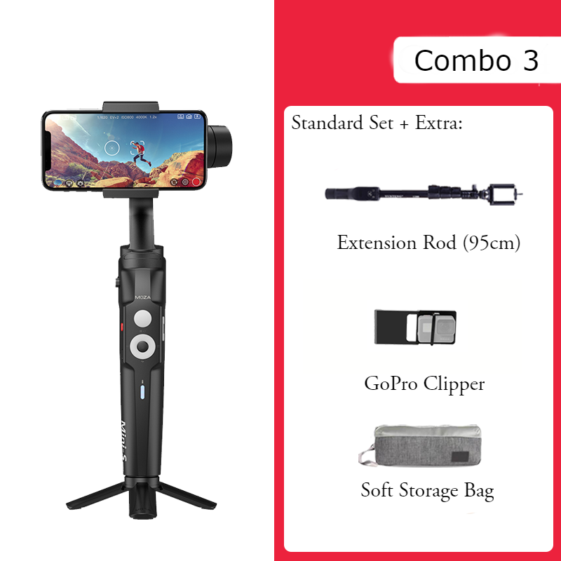 Skorter | Mini Anti-shake Selfie Stick with Folding Storage, Three-axis Stabilization System, Object Tracking, Time-lapse Photography, Suitable for Professional or Daily Photography
