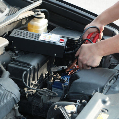 Skorter | 6-12V Car Battery Tester with Heavy Insulated Copper Clamps