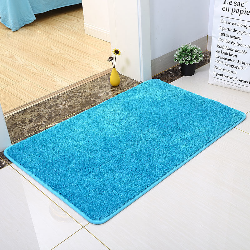 Skorter | Feblilac Solid Color Tufted Bath Mat, Multiple Sizes Bath Mat, Pure Non-Slip Bath Mat