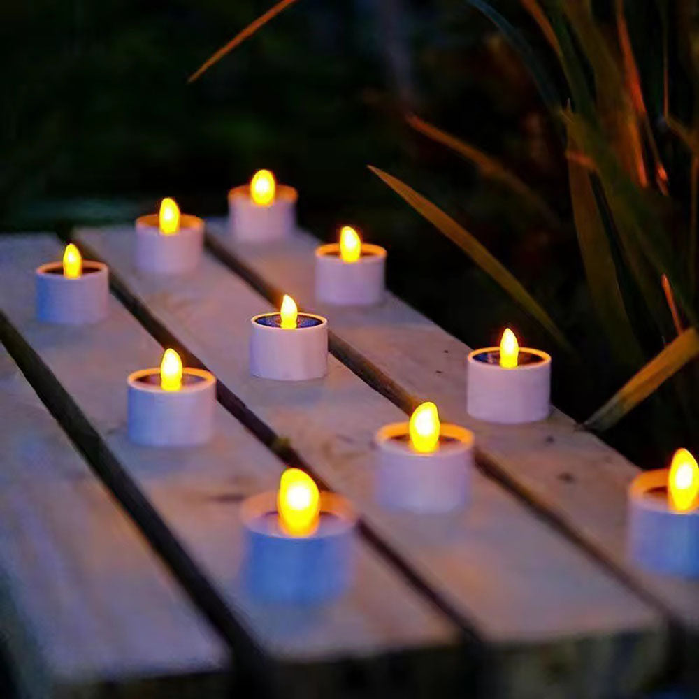 Skorter | 6 Pk - Solar-powered LED, candles