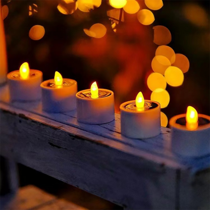 Skorter | 6 Pk - Solar-powered LED, candles