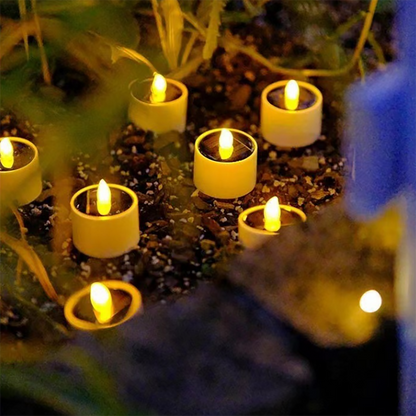 Skorter | 6 Pk - Solar-powered LED, candles