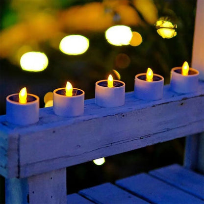 Skorter | 6 Pk - Solar-powered LED, candles