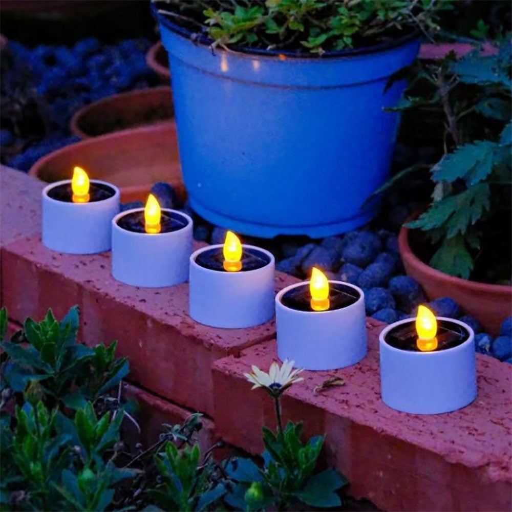 Skorter | 6 Pk - Solar-powered LED, candles
