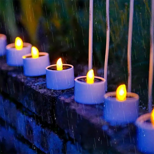 Skorter | 6 Pk - Solar-powered LED, candles