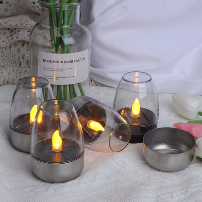 Skorter | SolarFlame - Waterproof LED Candleholders for Outdoor, Solar Energy & Flameless