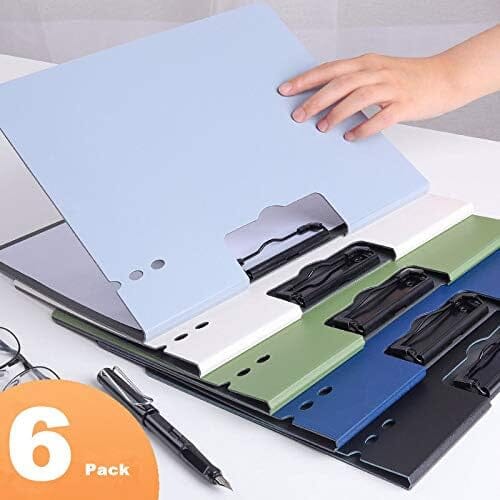 Skorter | 6-Pack: A4 Ring Binder Without Holes with Spring Clamp