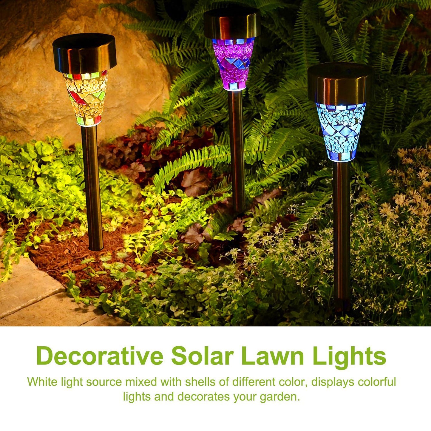 Skorter | 6-Pack: Solar Garden Lighting IP44 Waterproof