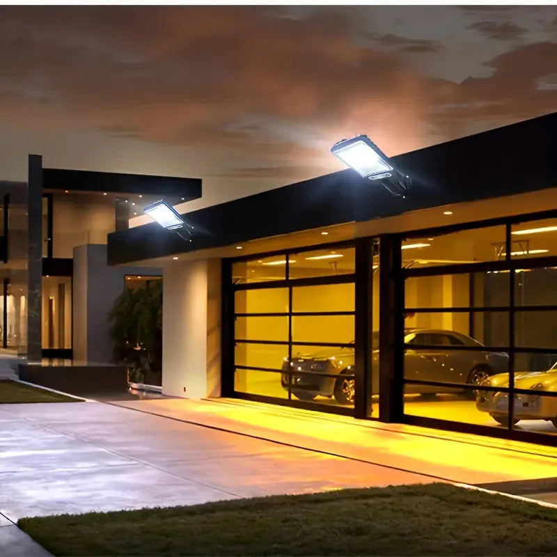 Skorter | 6-Pack: Solar Powered Motion Sensor Outdoor Garden Lighting with 108 COB LED Lights