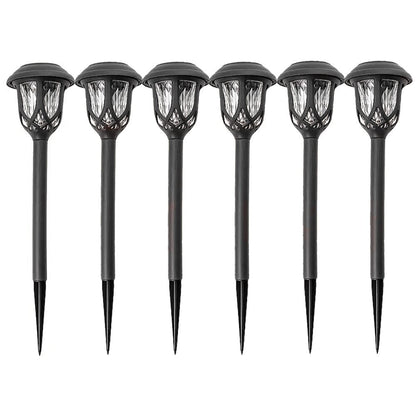 Skorter | 6-Pack: Solar-Powered Path Light - Touch-Controlled, Waterproof, Removable, Energy-Saving, and Wireless Solar Garden Deck Light