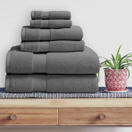 Skorter | 6-Piece: 100% Organic Cotton Towel Set