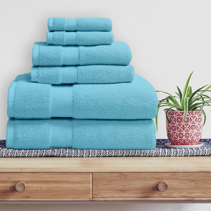 Skorter | 6-Piece: 100% Organic Cotton Towel Set