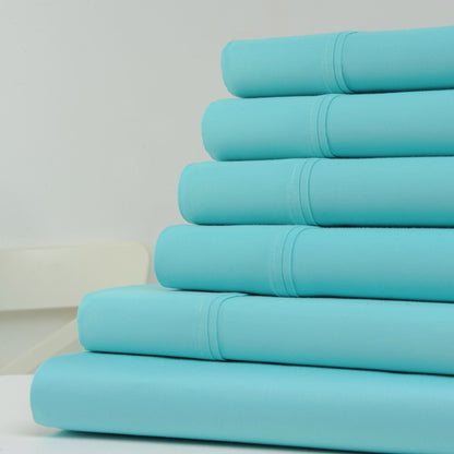 Skorter | 6-Piece: 1200 Thread Count Cotton Sheet