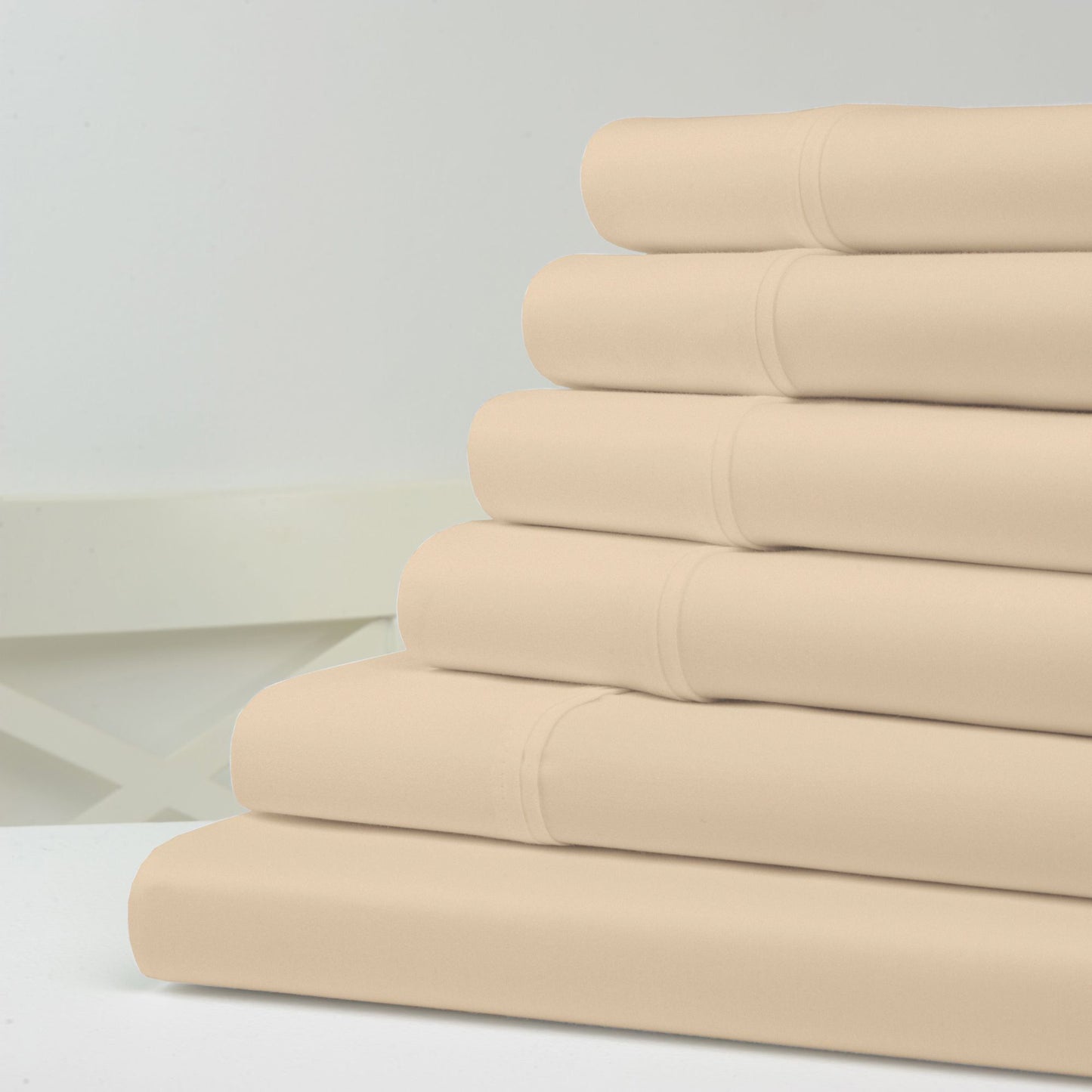 Skorter | 6-Piece: 1200 Thread Count Cotton Sheet