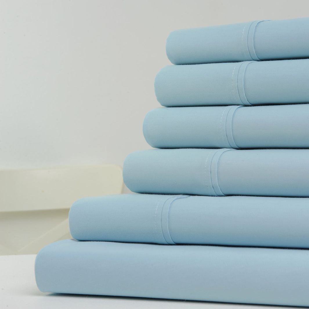 Skorter | 6-Piece: 1200 Thread Count Cotton Sheet