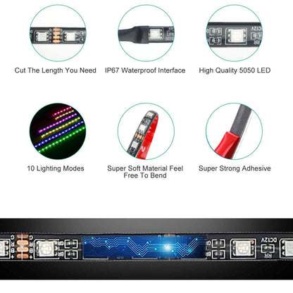 Skorter | 6-Piece: Motorcycle LED Light Strips
