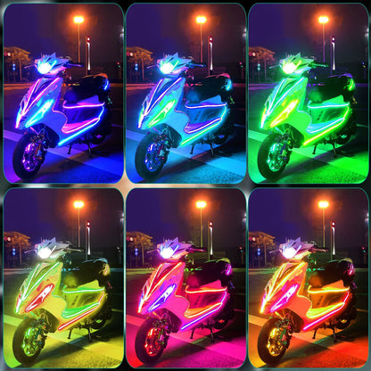 Skorter | 6-Piece: Motorcycle LED Light Strips