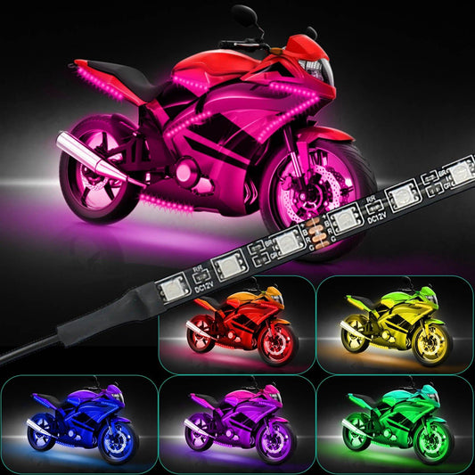 Skorter | 6-Piece: Motorcycle LED Light Strips