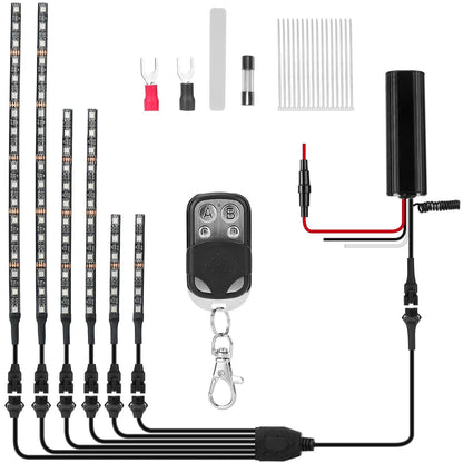 Skorter | 6-Piece: Motorcycle LED Light Strips