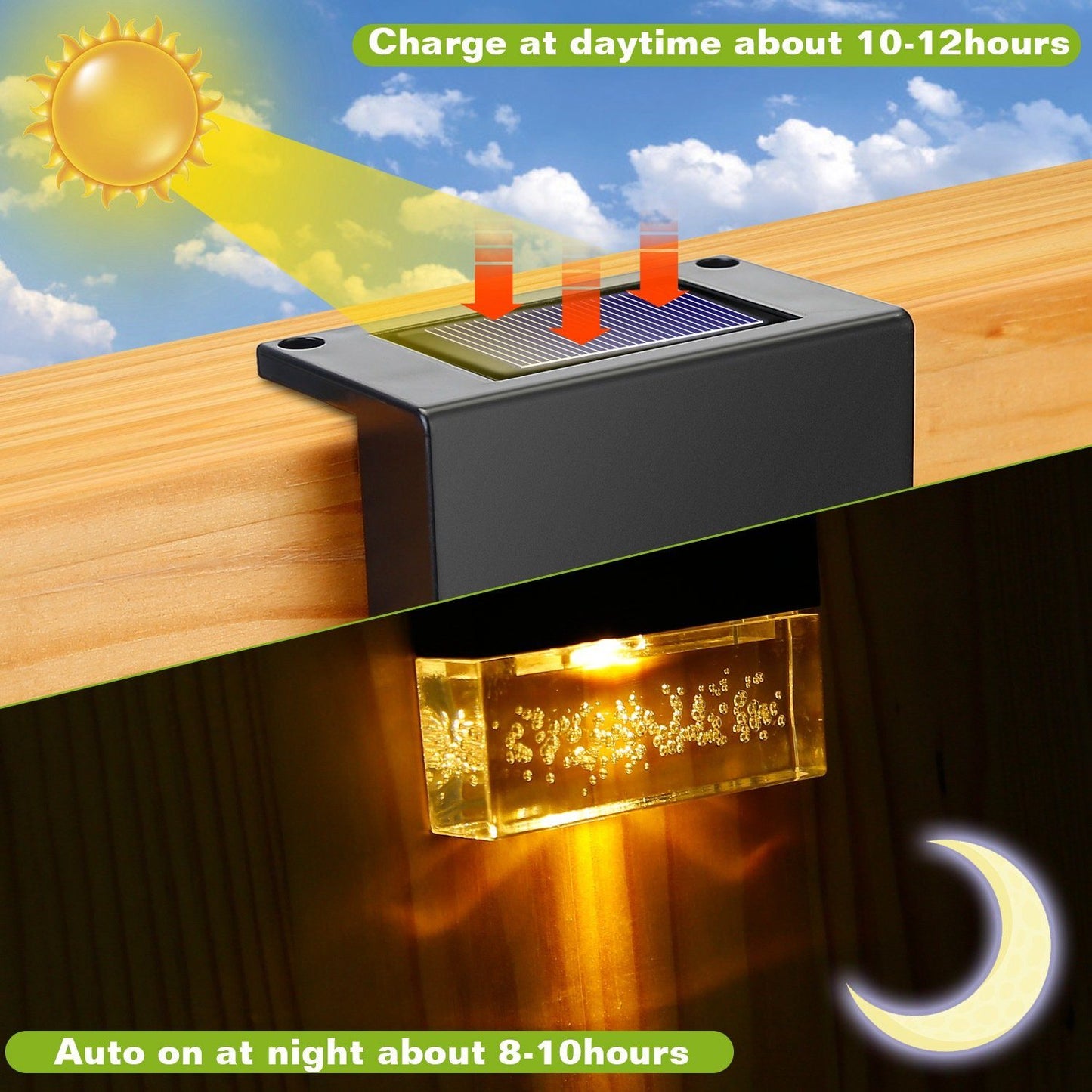 Skorter | 6-Piece: Solar-Powered Acrylic Decorative Garden Mark Lights