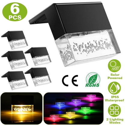 Skorter | 6-Piece: Solar-Powered Acrylic Decorative Garden Mark Lights
