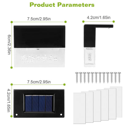 Skorter | 6-Piece: Solar-Powered Acrylic Decorative Garden Mark Lights