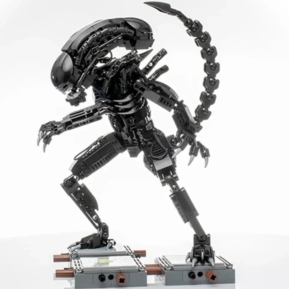 Skorter | 600PCS Prometheus Aliens Vs Predator Space Alien Figure Mech Model Building Blocks Toy Kids Gift