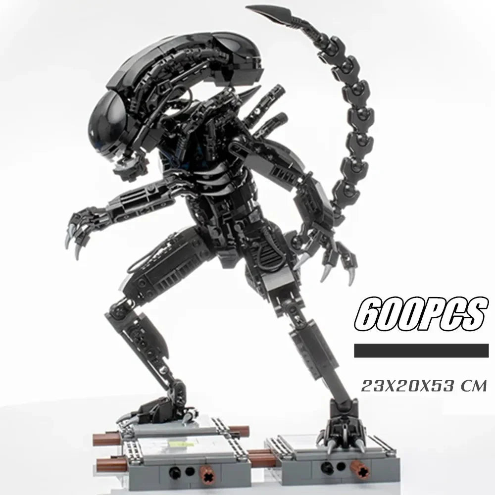 Skorter | 600PCS Prometheus Aliens Vs Predator Space Alien Figure Mech Model Building Blocks Toy Kids Gift
