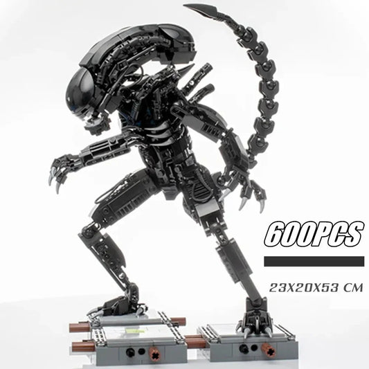 Skorter | 600PCS Prometheus Aliens Vs Predator Space Alien Figure Mech Model Building Blocks Toy Kids Gift