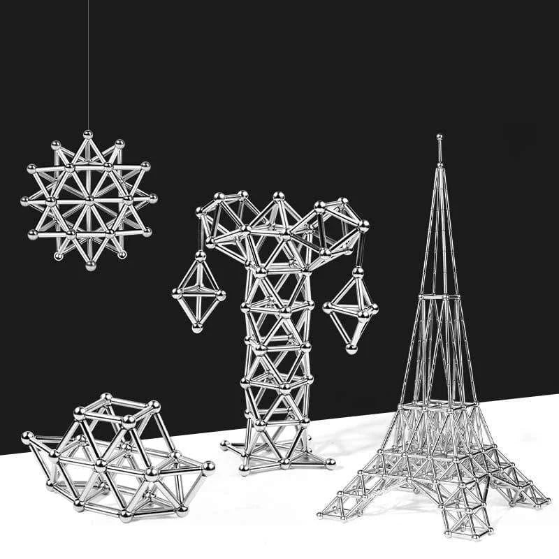 Skorter | Magnetic Building Toy Set with Bars and Balls